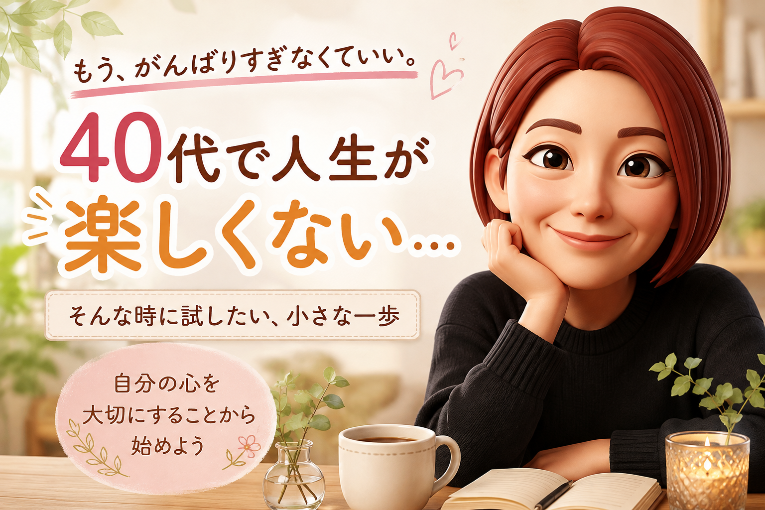 ミドルエイジクライシス、中年の危機について書いたブログ記事のアイキャッチ画像